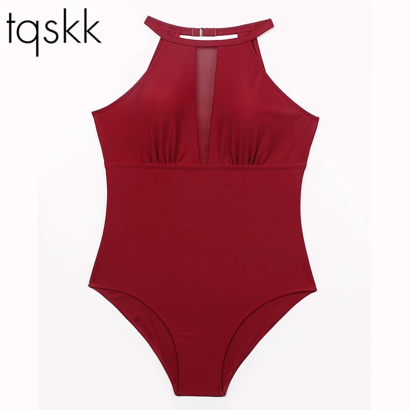 TQSKK новинка 2019 сексуальный цельный купальник для женщин купальники с принтом