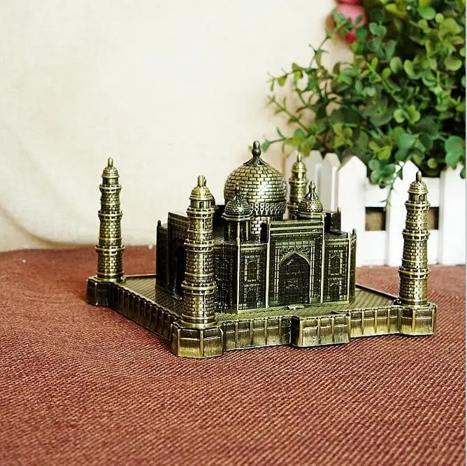 

India Building Figurine World Famous Landmark Architecture Taj Mahal Hand Bronze Crafts For Souvenir Gift New House Decor