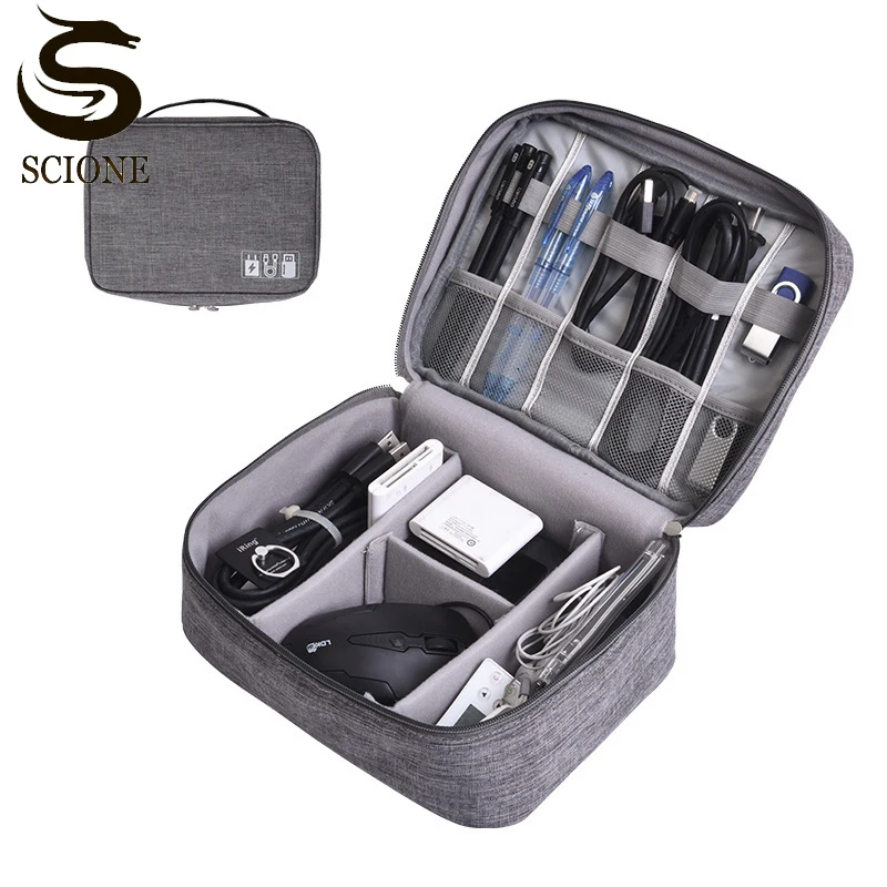 Портативная цифровая дорожная сумка 2020 вместительный электронный органайзер