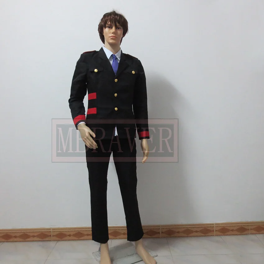 Костюм для косплея Noragami Kazuma черная Униформа на заказ все размеры|cosplay costume|black