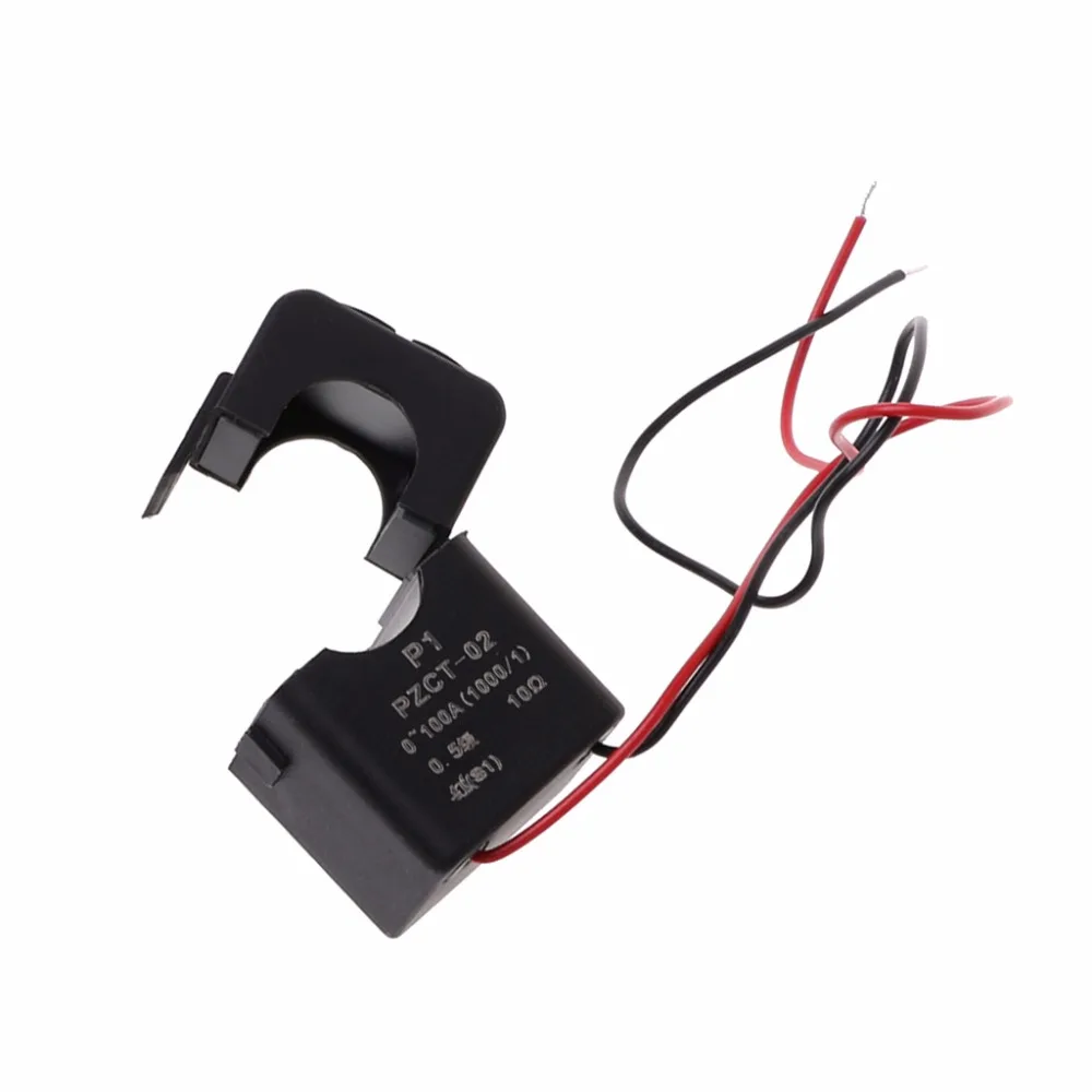 AC 80-260V 100A напряжение тока ватт Мощность счетчик энергии PZEM-061 с разделением CT тестер инструменты 0~ 9999kWh