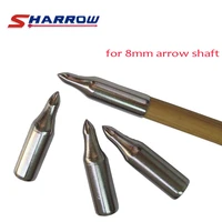 sharrow 30 pieces archery target broadhead in hunting archery arrowhead for 8mm arrow shaft hunting shooting accessory