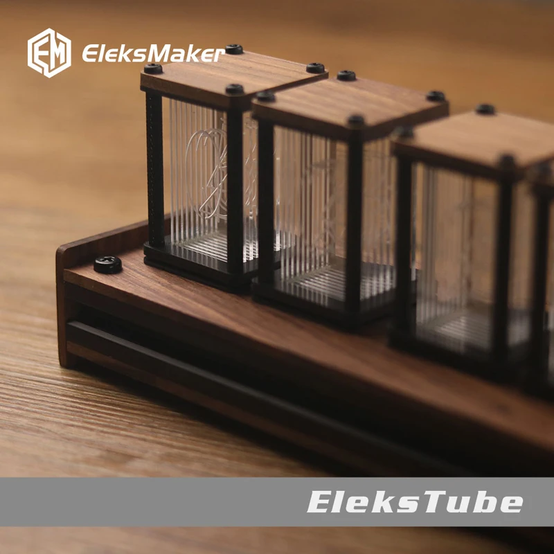 RGB псевдо светящиеся трубчатые часы DIY kit светодиодный рабочий стол креативное