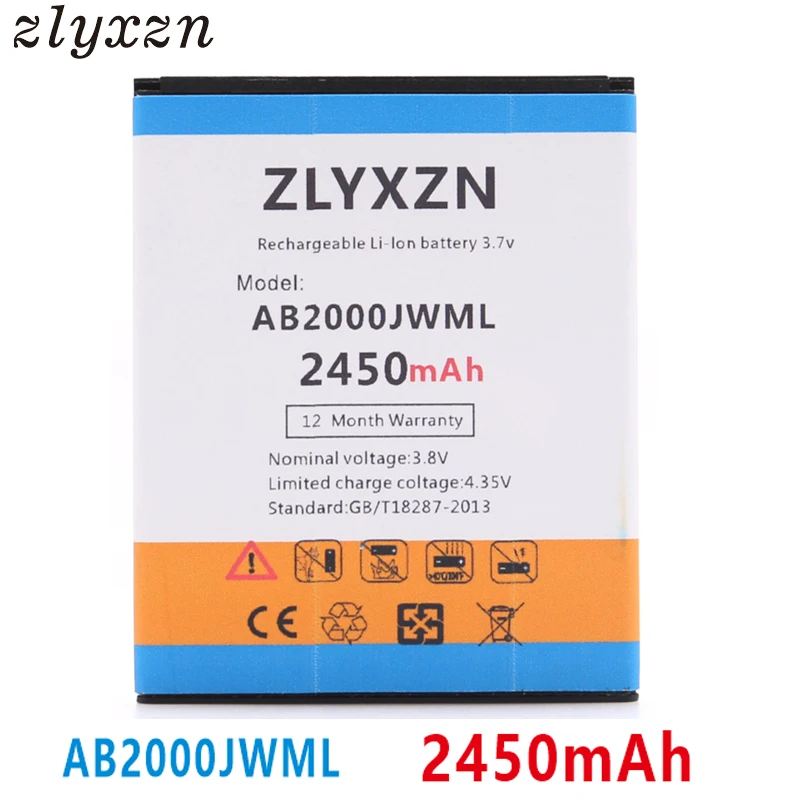 Новый 2450 мА/ч AB2000JWML Аккумулятор для Philips Xenium S337 CTS337 мобильного телефона + номер