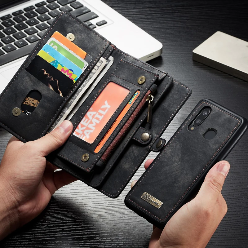 For Samsung Galaxy A20 A30 Case Leather Wallet Cover Phone Bag Case for Coque Samsung Galaxy A20 A205F A205 A 20 SM-A205F Case
