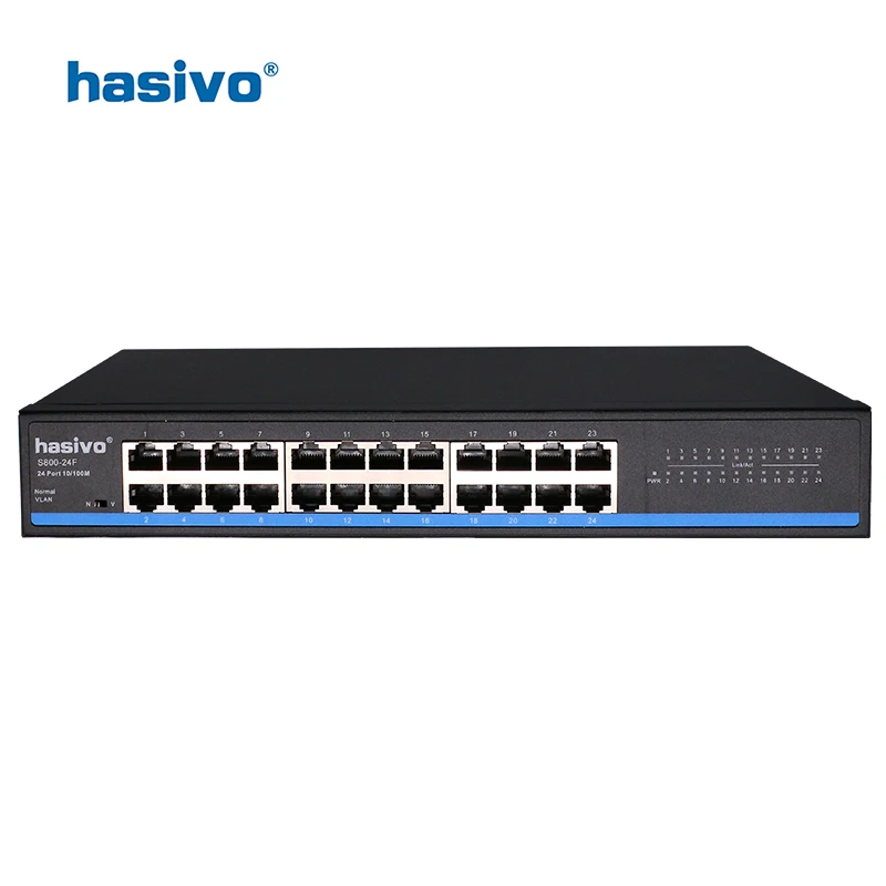 24 RJ45 Порты и разъёмы Сетевой коммутатор Ethernet 10/100 Мбит/с Ethernet-коммутатор сетевой коммутатор для ip камера