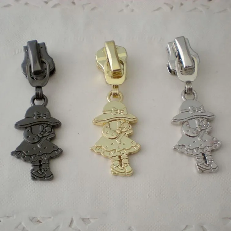 10 шт. Meetee 5# мультфильм Медведь Fix Zipper DIY Zip слайдер Ремонтный комплект Замена для молнии Швейные Портной инструменты аксессуары для одежды