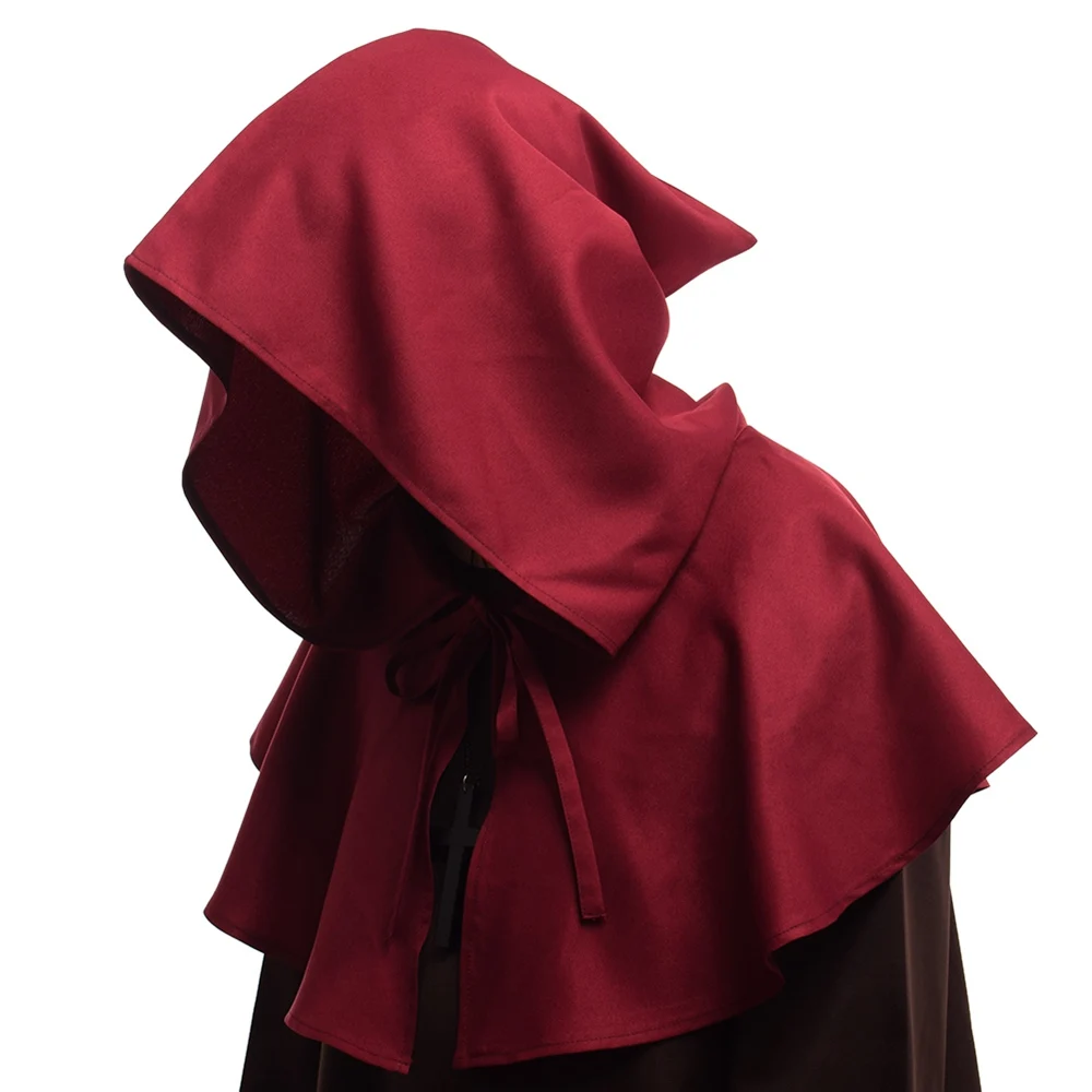 Новинка мужская и женская средневековая ретро одежда с капюшоном шапки накидки