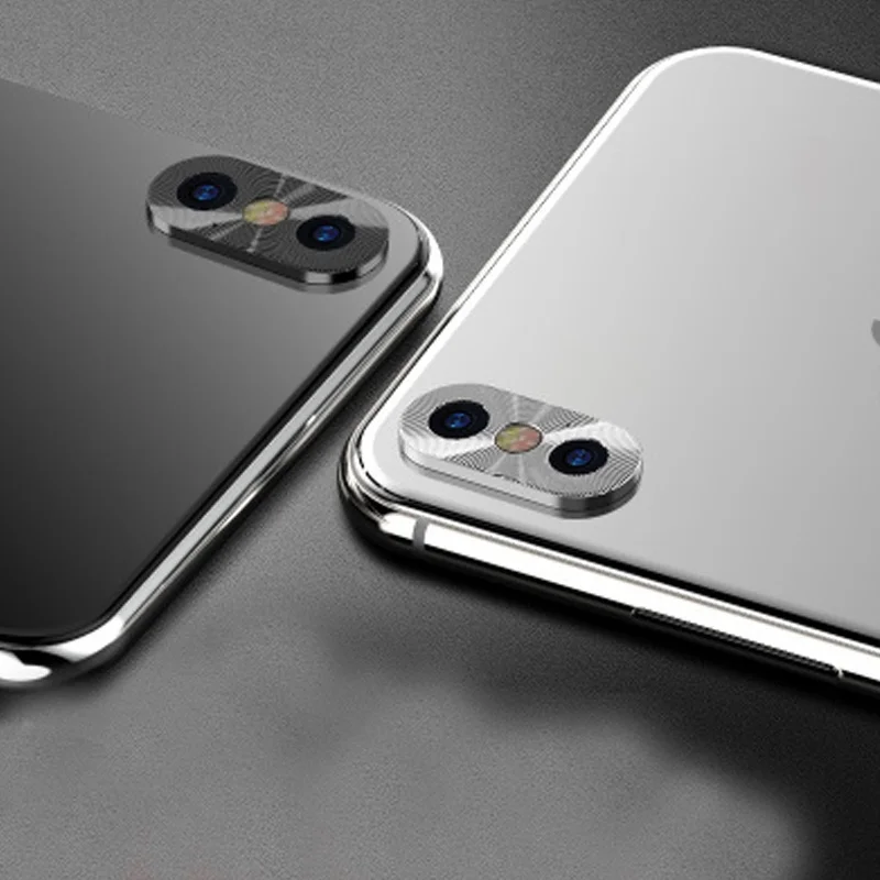 Задняя камера объектива металлическая защитная крышка для iPhone XS MAX 3D задняя охранная камера аксессуары для мобильного телефона защита