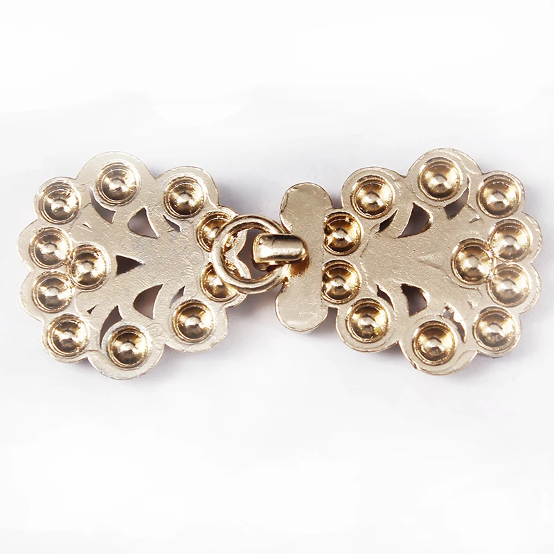 20 комплектов золотистых крючков удлинитель талии с серыми кристаллами|crystal rhinestone