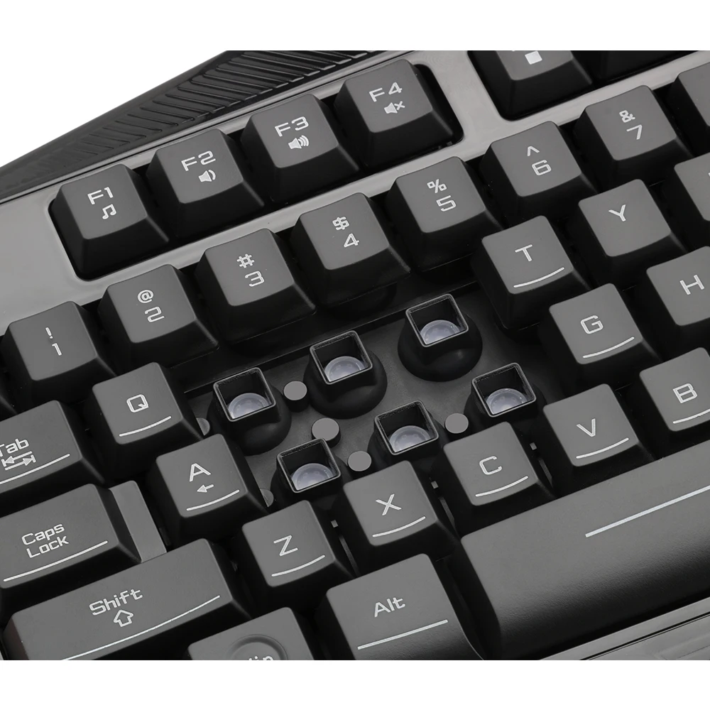 Игровая мембранная клавиатура Redragon K501 с USB эргономичный 7 цветов светодиодный