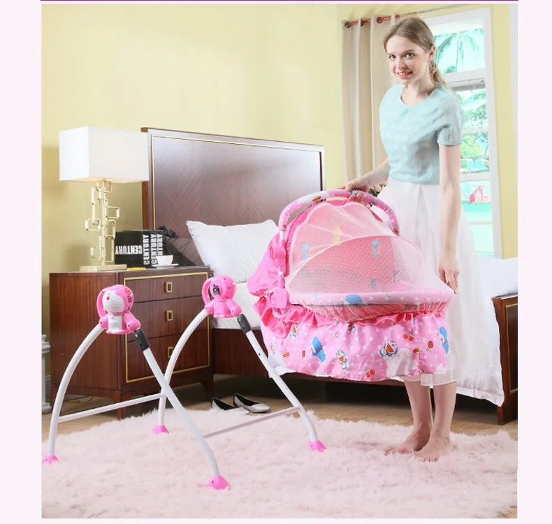 Постельное для колыбели ABS многофункциональная электрическая детская люлька с