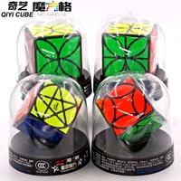 qiyi magic cube mofangge clover plus pentacle star chinese coin puzzle cubes stickers magic puzzles professional educational toy