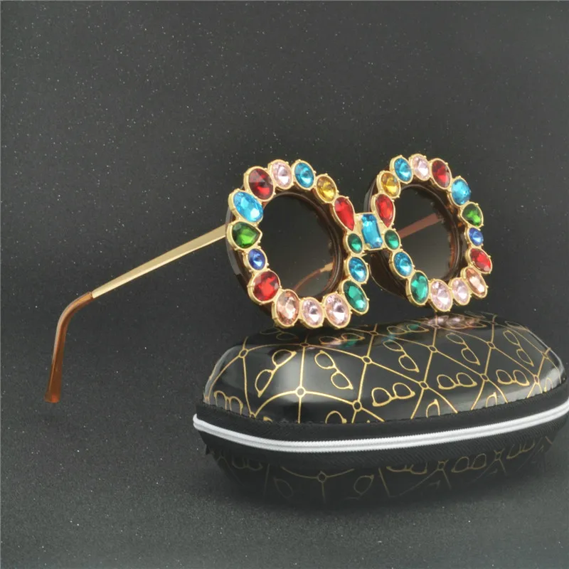 Женские и мужские винтажные солнцезащитные очки MINCL большие круглые с круглой