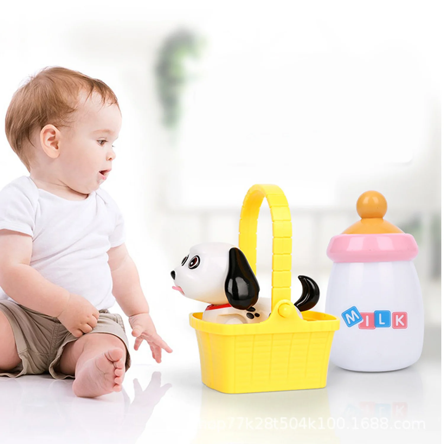 Забавные игрушки для собак роботов электронные питомцы собака с Индукционным