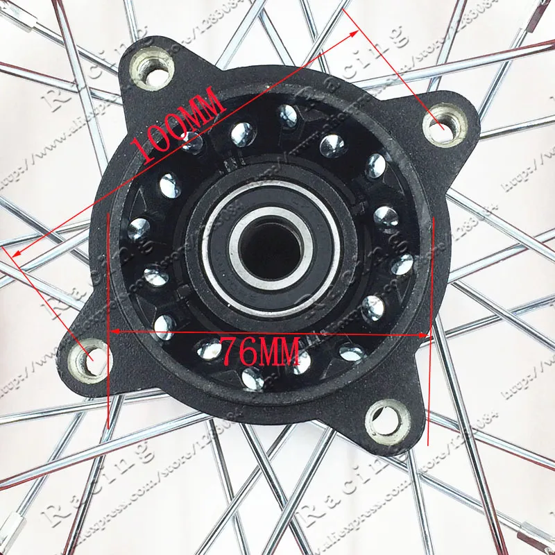 Зеленые диски 1 85x12 дюймов для кроссового велосипеда питбайка CRF Kayo ESB Apollo задние