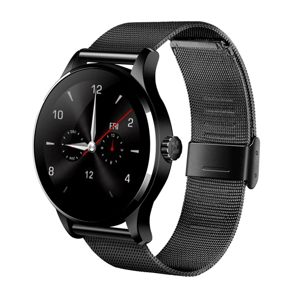 Bluetooth K88H Смарт часы 2.5D HD IPS круглый экрана трек наручные пульсометр шагомер