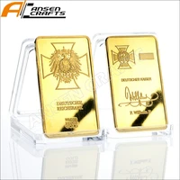 reichsbank german deutsche kaiser f wilhelm ii signature gold bullion ingot bar
