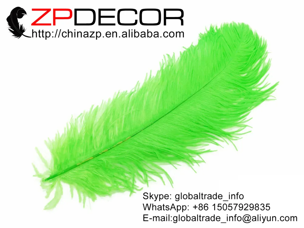 Zpdecoration перо 100 шт./лот 45 50 см (18 20 дюймов) ручной выбор лучшее качество извести