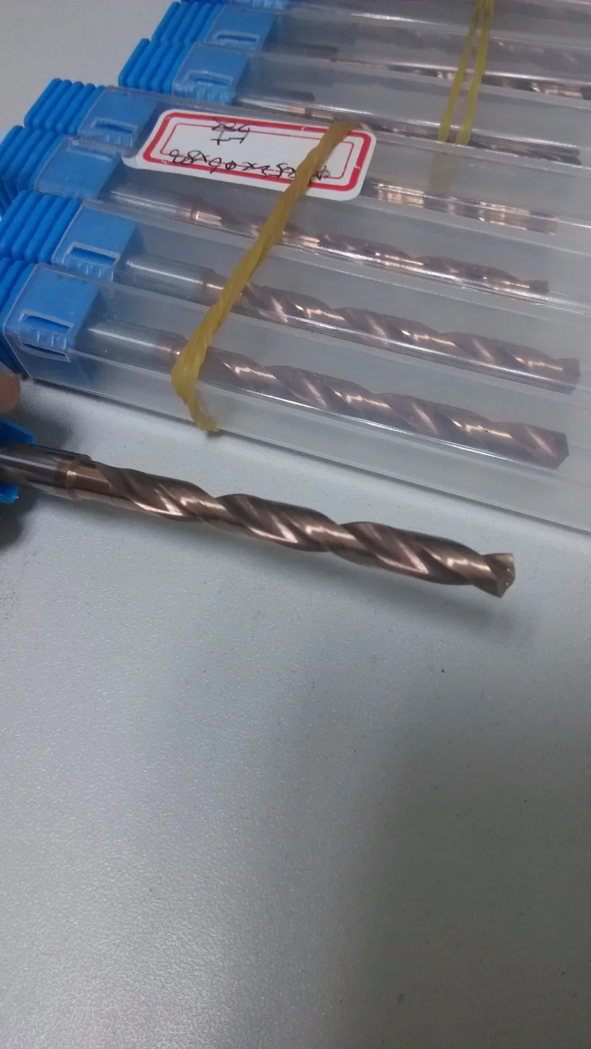 Внутри Хладагент с покрытием из карбида сверло использование для ER держатель