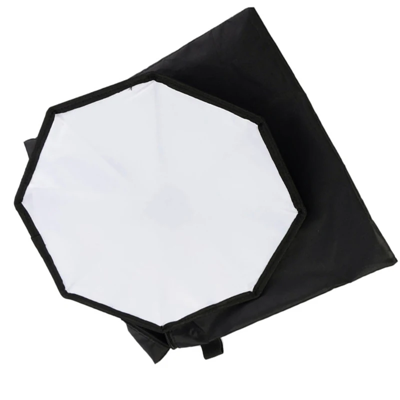 20 см мини софтбокс рассеиватель вспышки восьмиугольный для Canon Nikon Speedlite 430EX 580EX 600EX