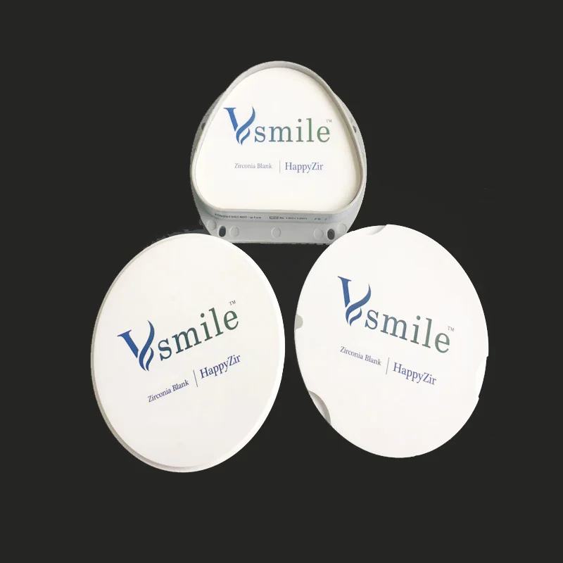 Vsmile D форма UT цветные стоматологические блоки из циркония предварительно