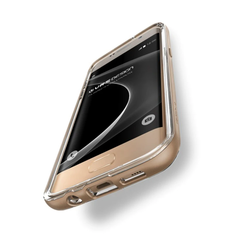 Оригинальный VERUS для Samsung Galaxy S7 Edge Футляр Рамки Crystal Clear назад гибридная защита