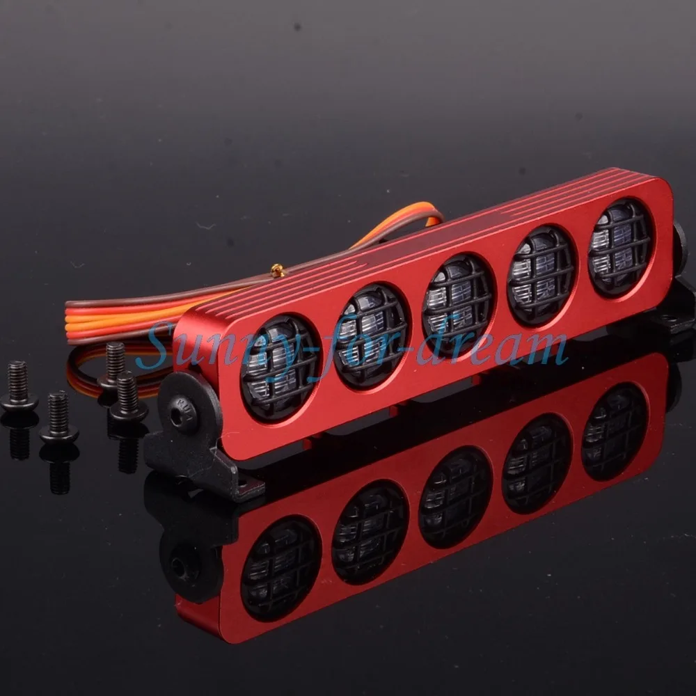 509 желтый RC 1/10 1/8 многофункциональный ультра светодиодный световой бар 5 режимов