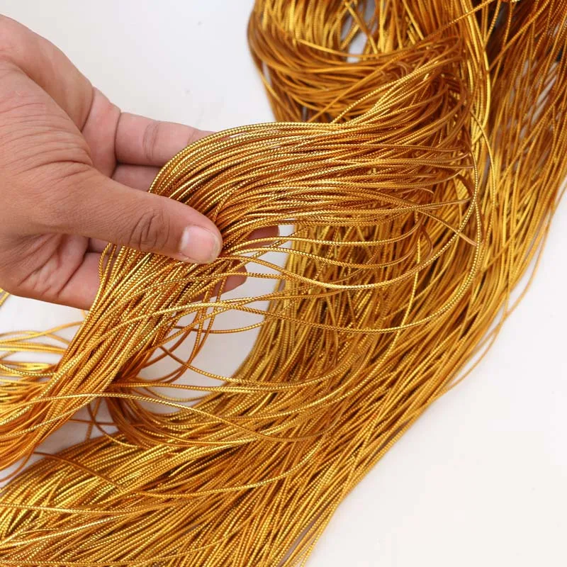 1 мм золото неэластичный товарный знак веревка ювелирные изделия этикетка