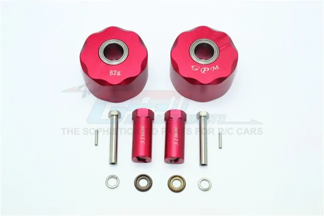 1/10 SCALE AXIAL SCX10 I II ALLOY PENDULUM WHEEL KNUCKLE AXLE WEIGHT + 31MM HEX ADAPTER -SET SCX023B | Игрушки и хобби