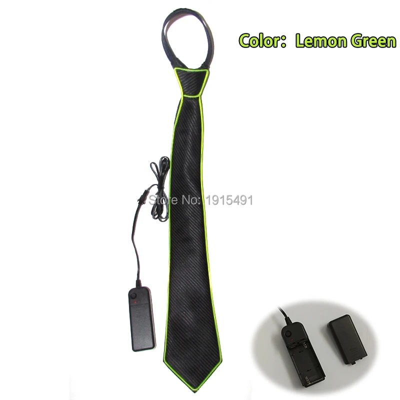 Мужской галстук холодного света со светодиодной подсветкой 10 цветов | Лампы и