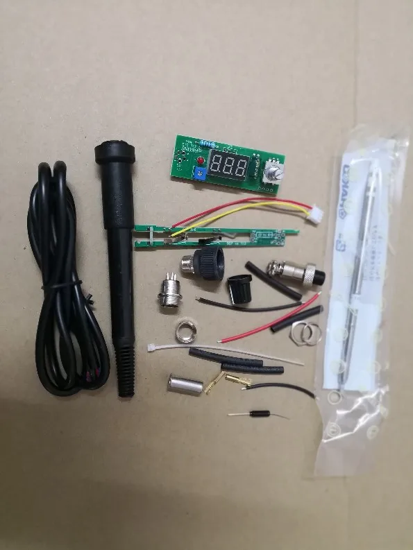 LIXF Цифровой паяльник станция контроллер температуры наборы для HAKKO T12 ручка |