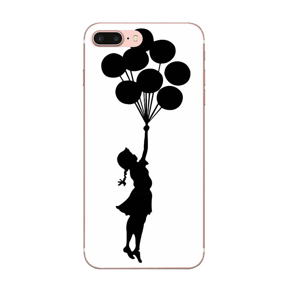 Чехол для телефона из ТПУ чехол Banksy Girl с воздушным шариком LG G2 G3 G4 G5 G6 G7 K4 K7 K8 K10 K12 K40