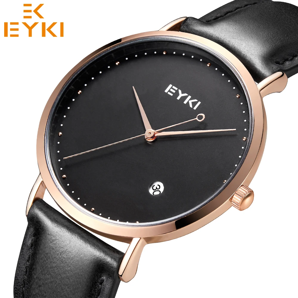 EYKI Luxury Dress Women Watches Ultra Thin Waterproof WristWatch Quartz Movement uhr Female Clock Watch relogio feminino