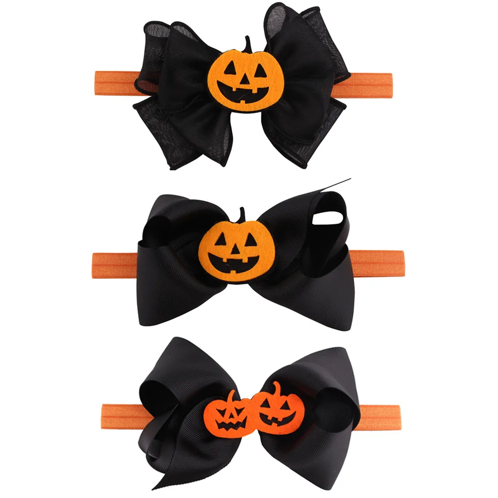 Детские головные уборы для Хэллоуина эластичные резинки волос девочек
