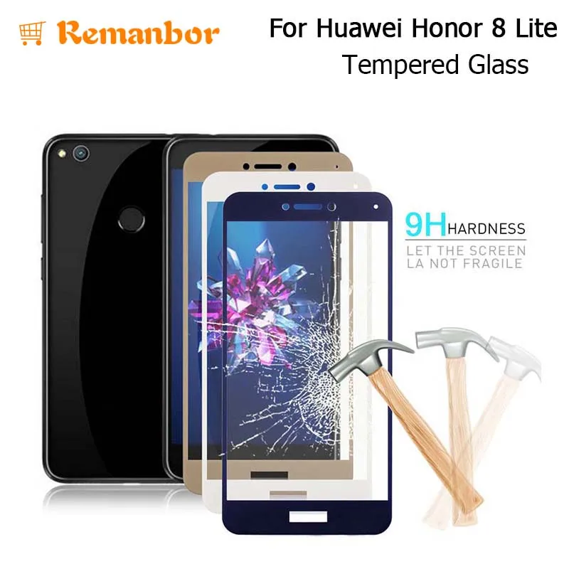 Remanbor для huawei Honor 8 Lite закаленное Стекло Экран защитная пленка стальная Замена