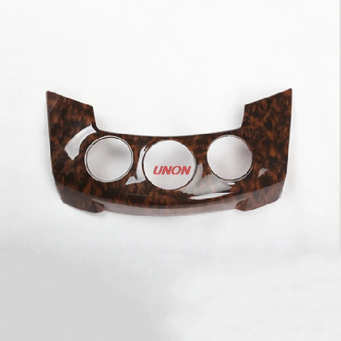 Agate grain 1pc Подходит для Toyota RAV4 2009-2013 интерьер ремонт центральный контроль углеродное волокно персиковое дерево зерна воздуха наклейка на розетку - Название цвета: Agate grain 1pc