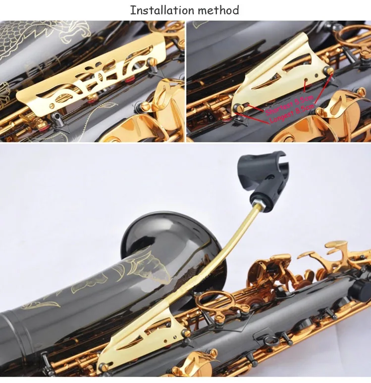 MoonEmbassy альт саксофонный микрофон стойка Tenor Sax беспроводной микрофон производительность Стенд клип аксессуары