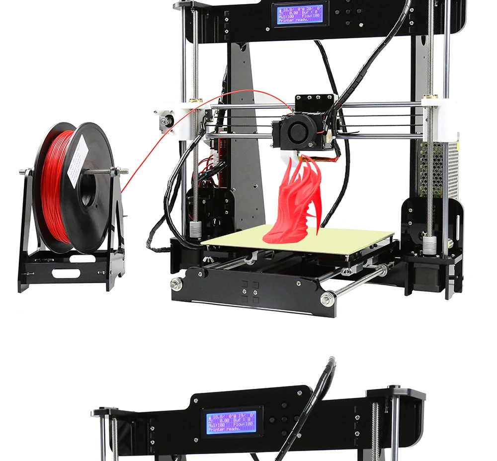 Anet A8 A6 ET4 3d принтер Высокая точность Impresora 3D ЖК-экран алюминиевый горячий экструдер принтеры DIY комплект Imprimante 3d принтер