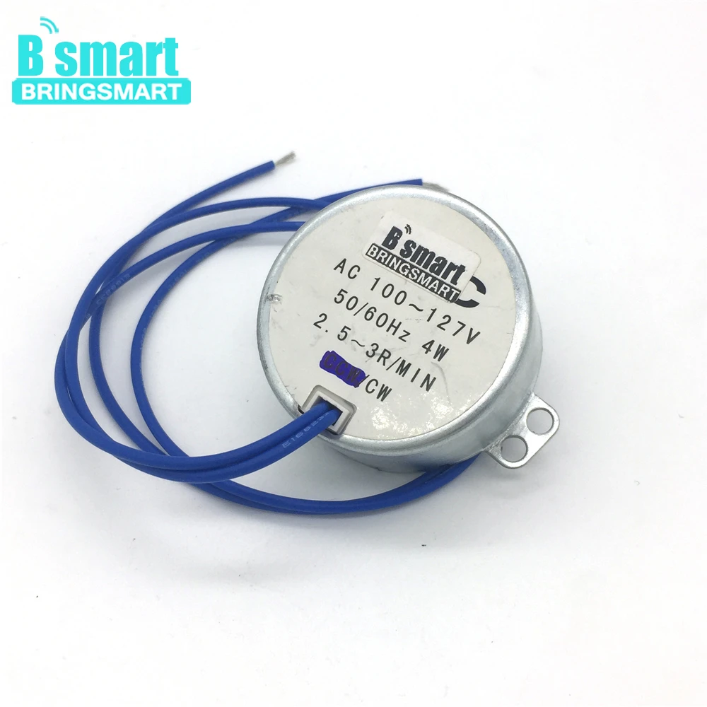 BringSmart 5 24 в 110 В 220 низкая скорость ремесла вращается 4 типа вала вентилятор для