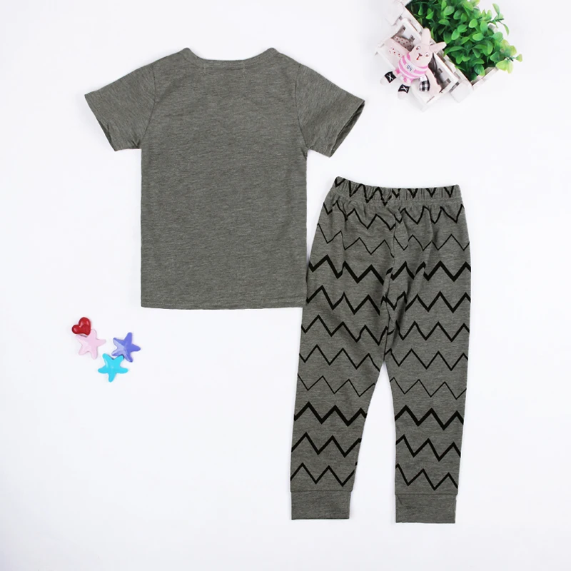 Новинка 2018 летняя стильная одежда для младенцев хлопковая мальчиков с