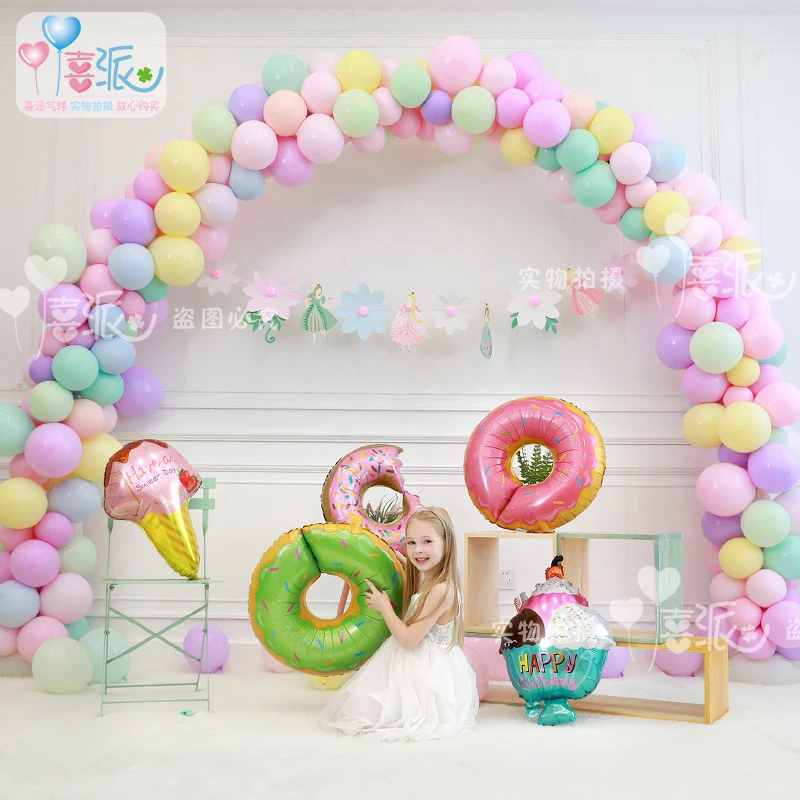 54 шт. Пончик воздушный шар украшения для детского душа украшение дня
