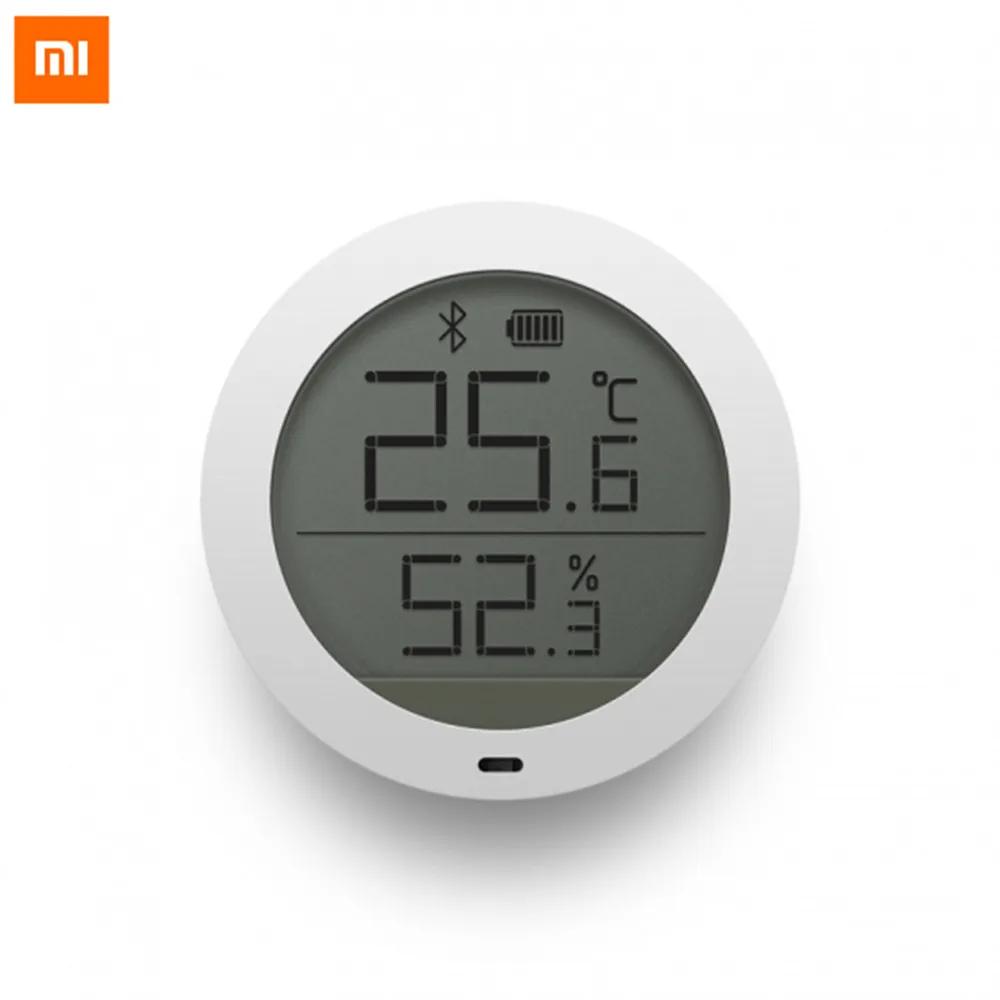 2019 Xiaomi Mijia Thermometer Temperature Humidity Sensor E-Link INK Screen Display Digital Moisture Meter High-Precision | Электроника