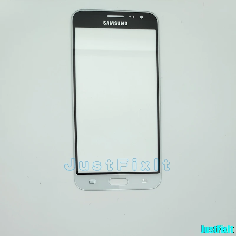 white Переднее стекло для samsung Galaxy J3 J320F J320 J320FN ЖК-дисплей крышка внешнее стекло объектив запасная часть+ Инструменты - Цвет: white