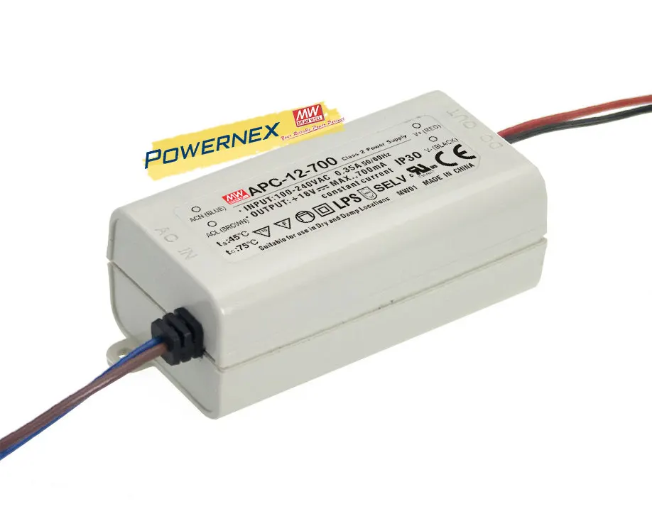 [PowerNex] Мощный оригинальный источник питания APC-12-350 9 ~ 36 В 350 мА meanwell APC-12 12 6 Вт |