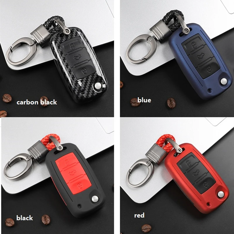 Пластиковый Чехол для автомобильного ключа чехол VW Golf Bora POLO GOLF Passat Skoda Octavia A5 Fabia