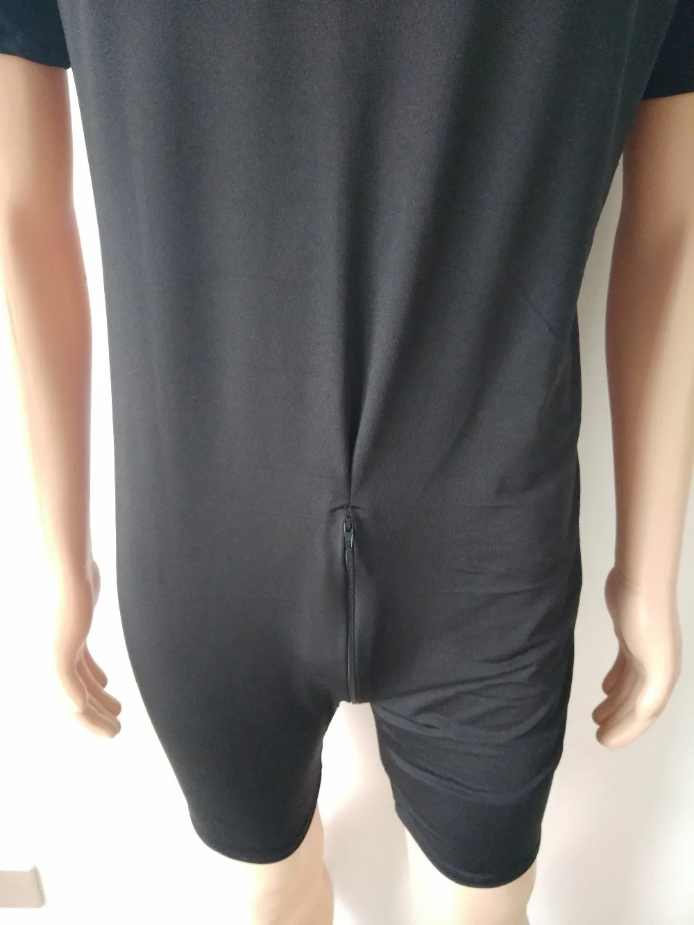 Adults kids Sportswear short Sleeve Turtleneck Unitard Lycra spandex Bodysuit Costumes Body Tights double back crotch zipper