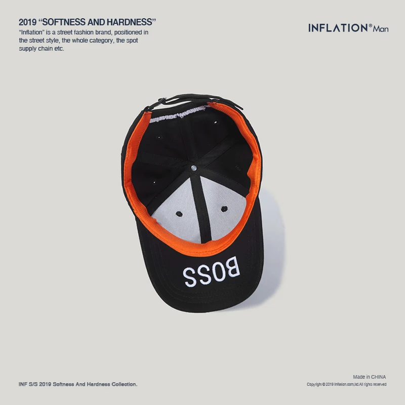 Бейсболка унисекс INFLATION кепка в стиле хип хоп для мужчин и женщин с вышитыми