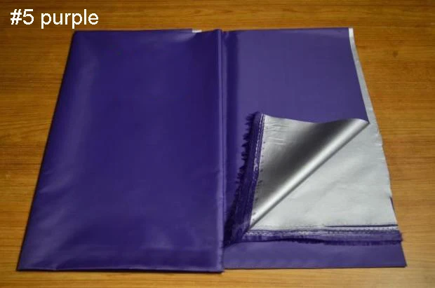 5 purple 2 м/лот, материал с серебряным покрытием, светильник, занавес, покрытие автомобиля, уличная ткань тафта - Цвет: 5 purple