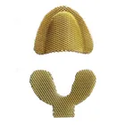 20 шт.пакет верхней и нижней стоматологическое лабораторное протез материалы из золотистого металла Palatal арматурная сетка для обучения нанесению акрила частичный протез материалы